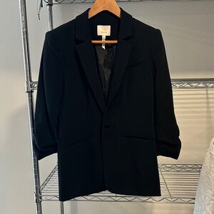 Cinq à Sept Classic Black Khloe Blazer Size 2
